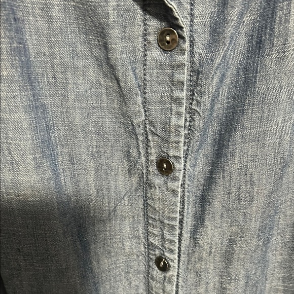 J.Jill Sleeveless Denim Button-Down Dress - Picture 4 of 5